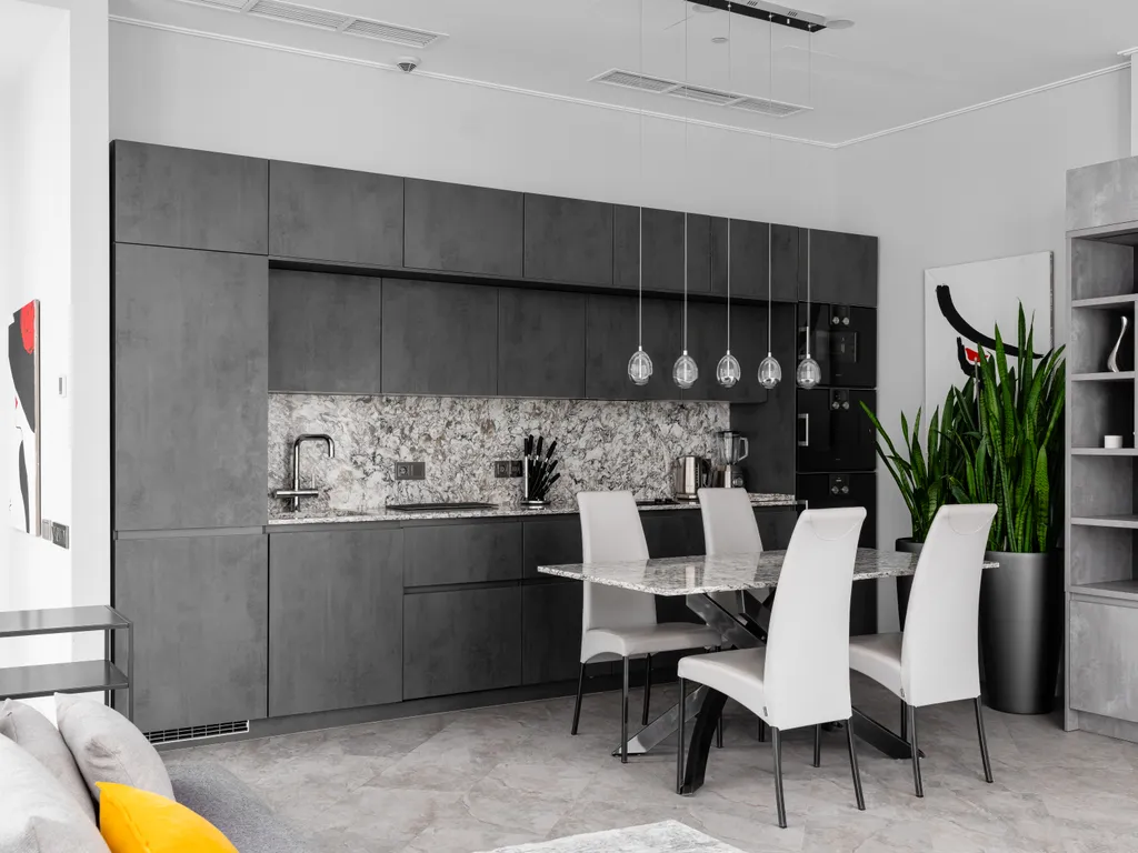 Стильный угловой апартамент в Neva Towers