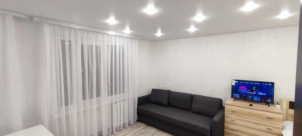 Уютная студия с видом на пруд