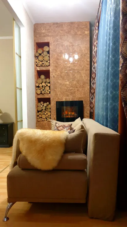 Lux-Apartments с 2 спальнями и камином