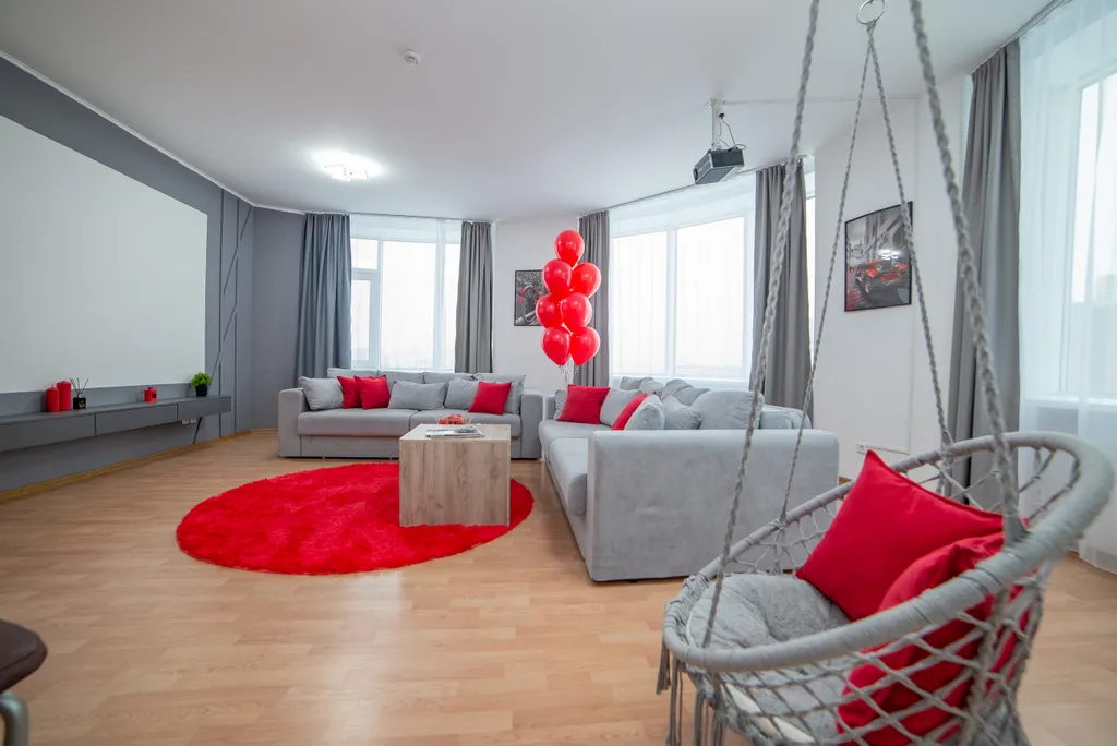 Бордовый закат в Чемпион-парк