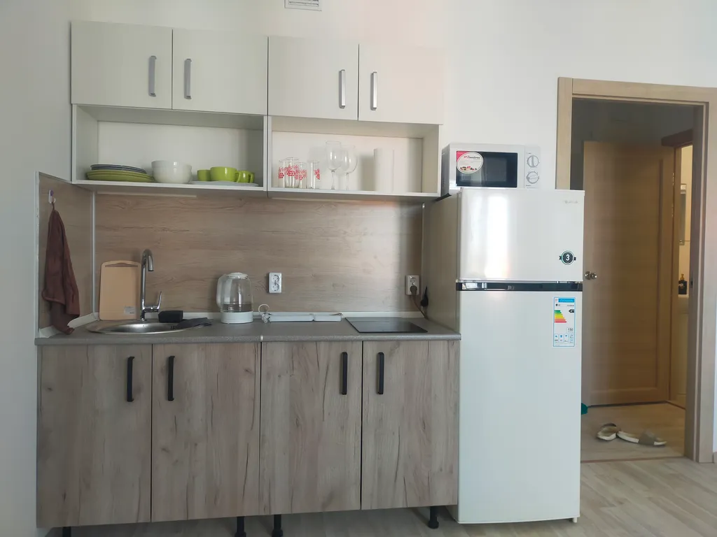 Студия с видом на пруд