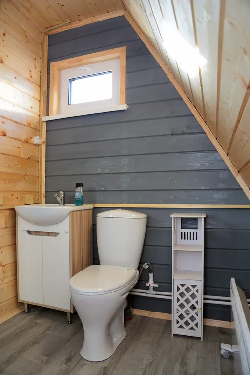 Дом А-фрейм на горе