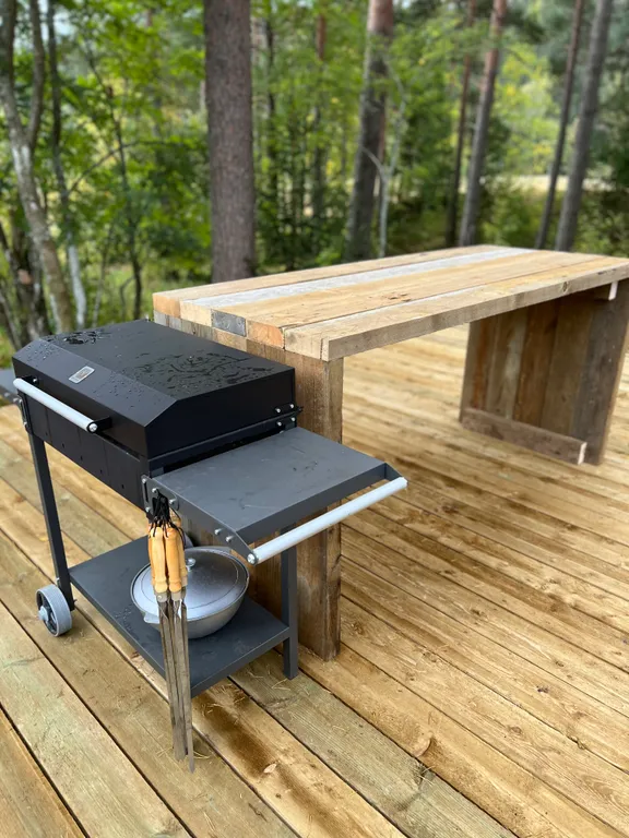 Стильный дом на берегу Ладожского озера с панорамным видом