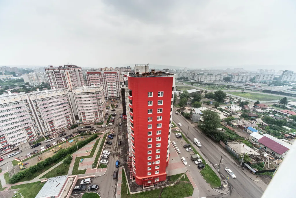 Квартира Квартира Студия на 17 этаже с красивым видом на город — Красноярск