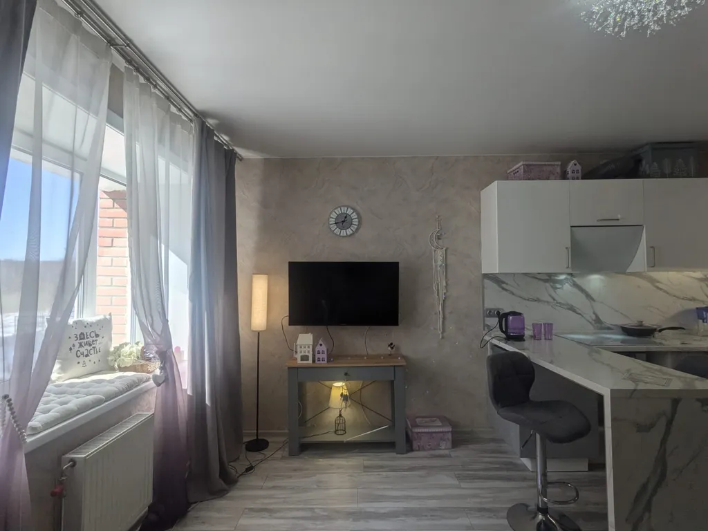 Уютная просторная квартира с большой кухней-гостиной