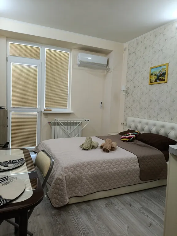 Уютная студия у моря в парке Победы