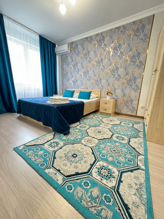 Двухкомнатная квартира в центре левого берега в новом ЖК Лазурный квартал — аренда посуточно в Астана (Нур-Султан)