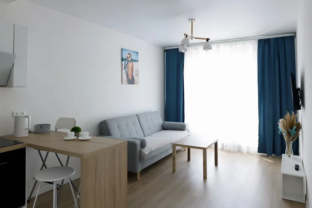 Квартира Квартира Уютная евродвушка у метро Филатов луг — Москва