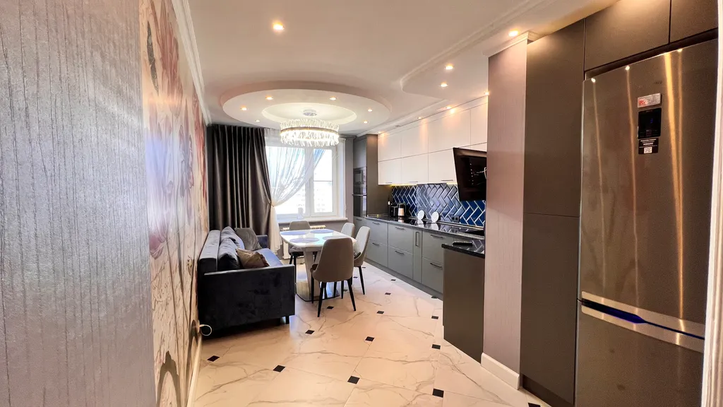 Квартира Шикарная квартира, рядом центр, метро Коломенская Остров Мечты. — Москва