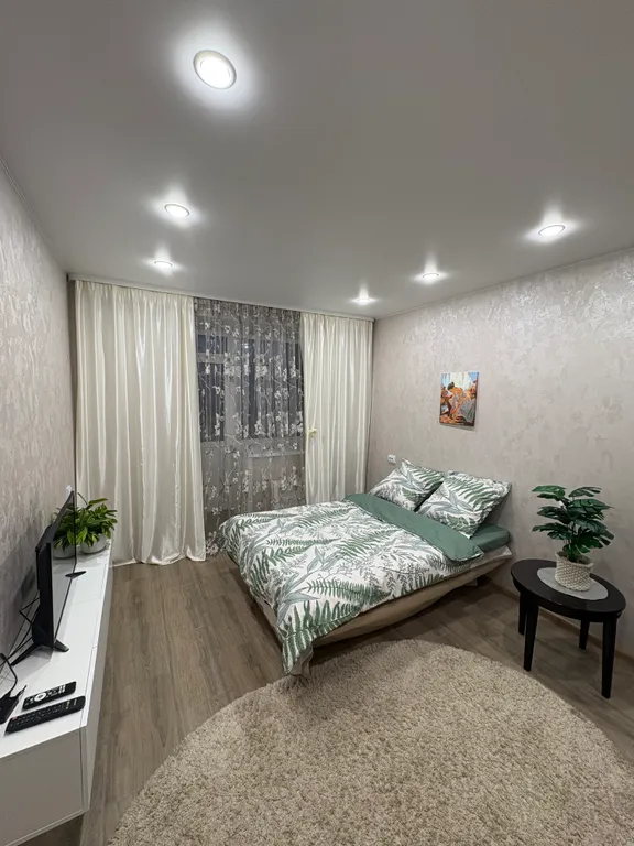 Уютная квартира с прекрасным видом на город и Каму