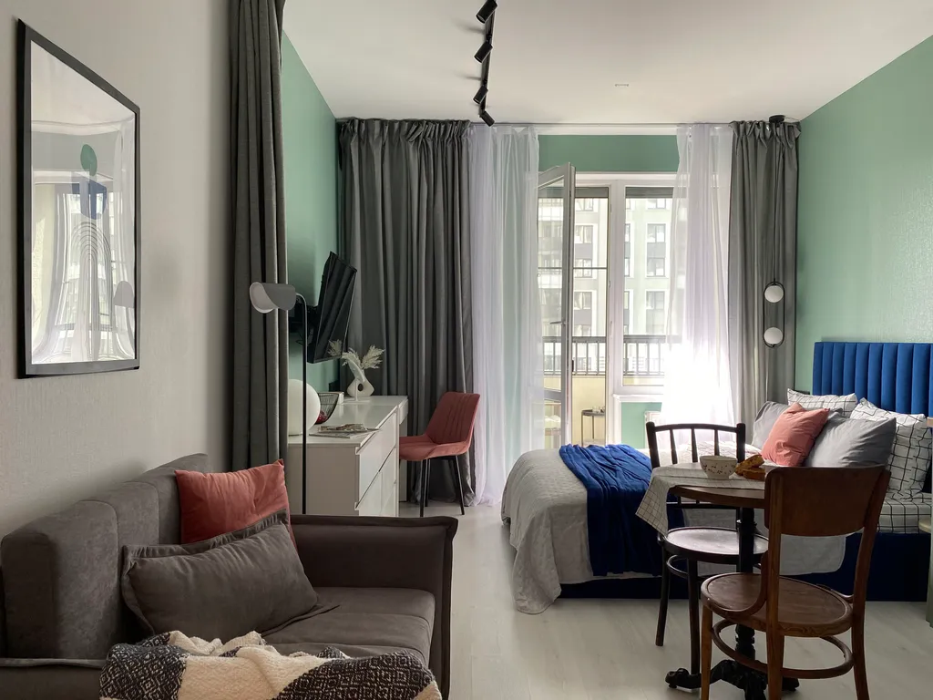 Дизайнерская комфортная студия с кондиционером