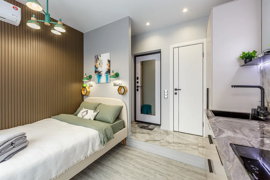 Квартира Квартира Уютная дизайнерская студия — Москва