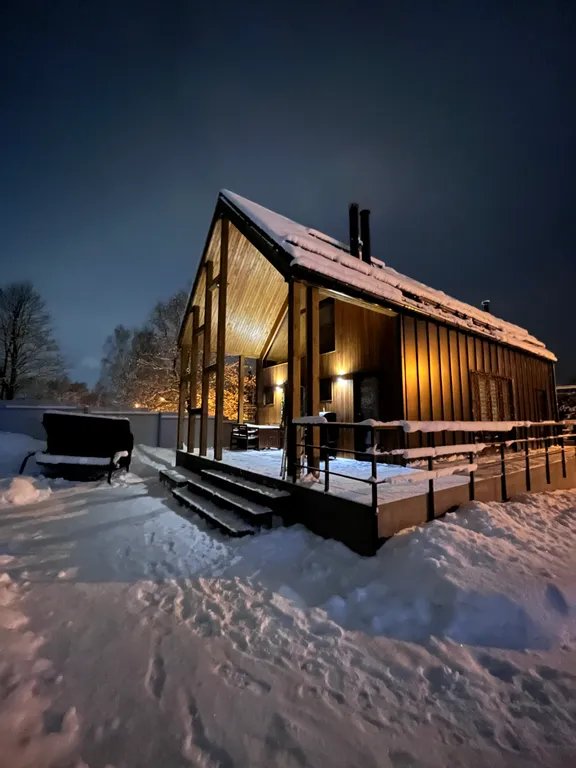 Барн хаус на Золотом кольце с русской баней Rest time Семхоз