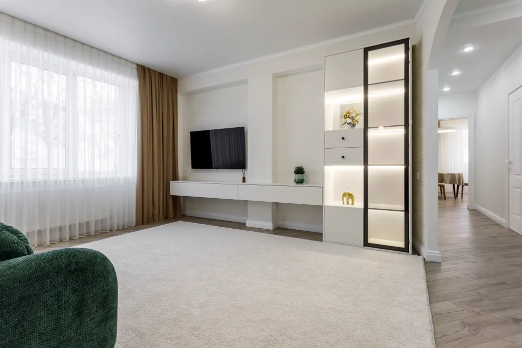 Большая квартира с новым ремонтом