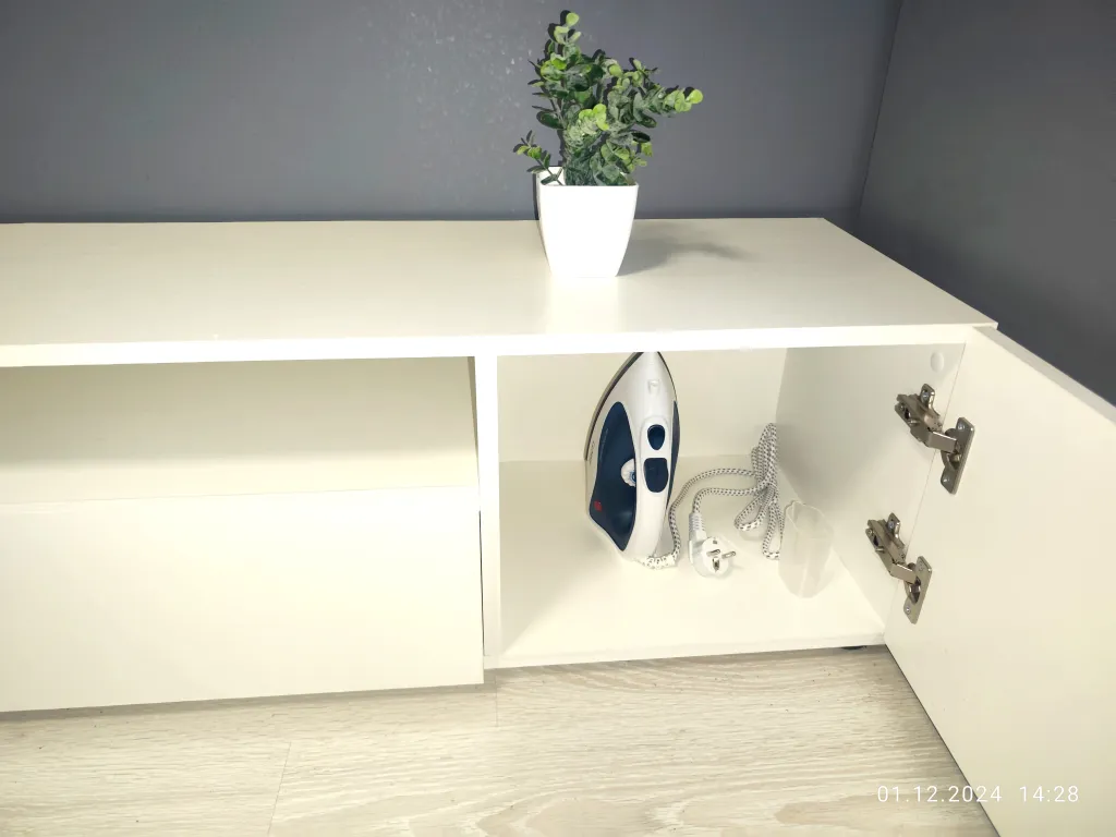 Студия с балконом в скандинавском стиле