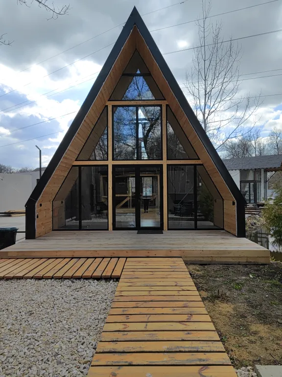 Уютный дом в стиле A-freim