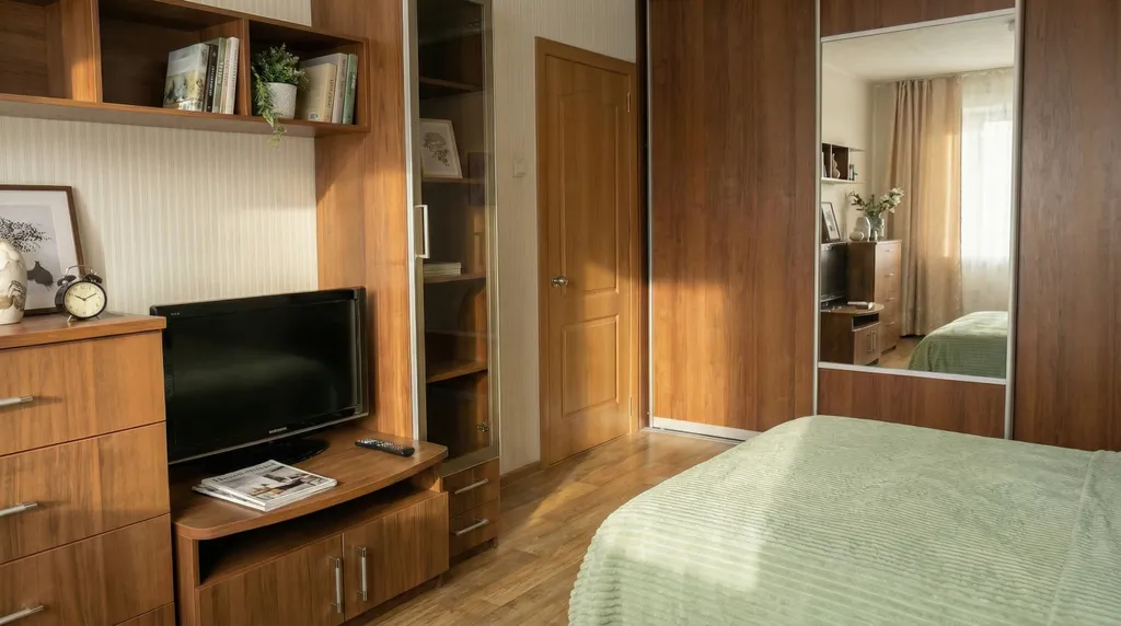 Апартамент с видом на яблоневый сад