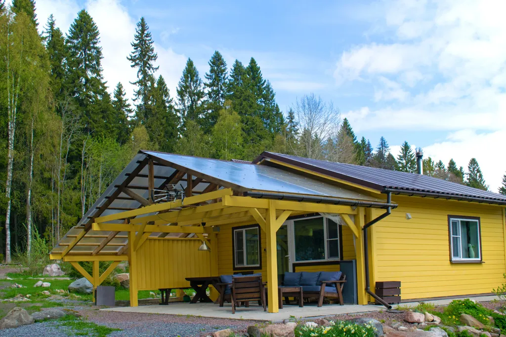 Дом с выходом в лес