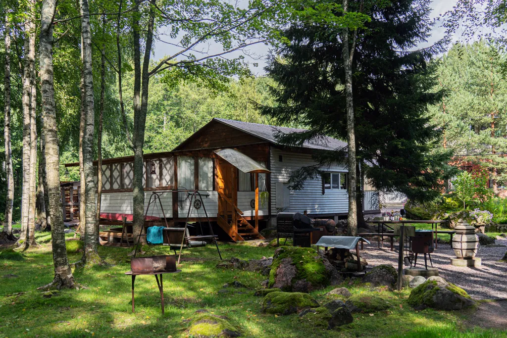 Дом с горячей купелью рядом с Выборгом