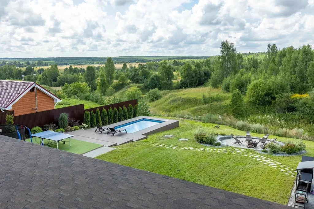 Коттедж с бассейном, баней и чаном