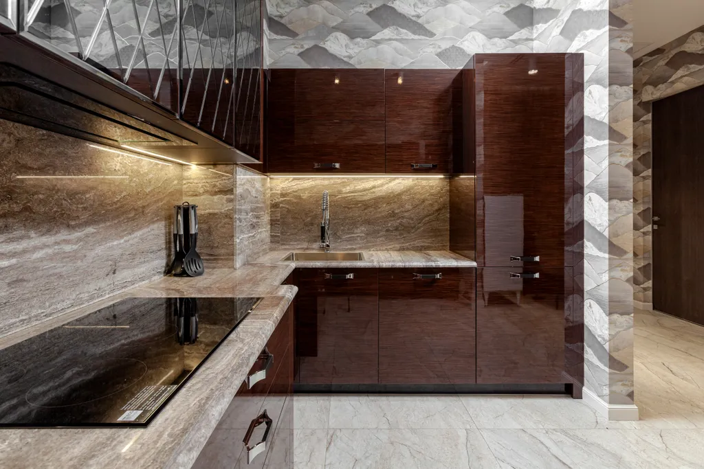 Трёхкомнатный апарт на 40 этаже