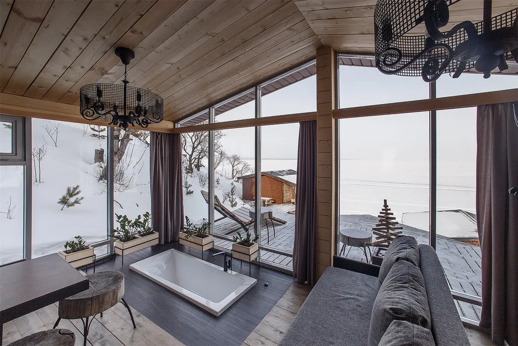 Дом Люкс 506, вид на Волгу, дизайнерская ванна, без Фурако