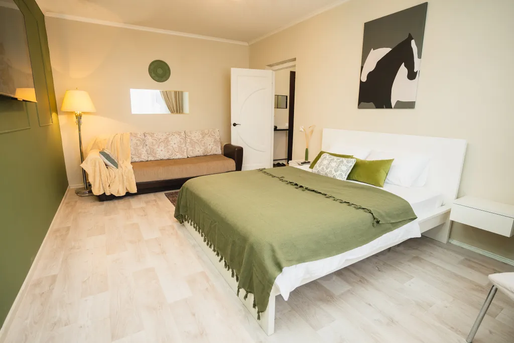 Просторна теплая двухкомнатная квартира с большим смартТВ