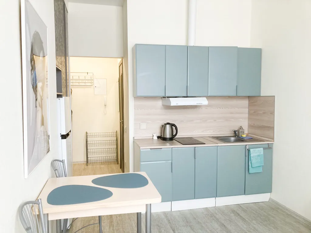 Уютная студия в новом доме недалеко от центра