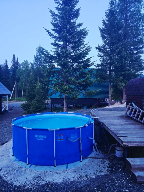 Коттедж Уютный, теплый дом с видом на гору Мустаг — Шерегеш