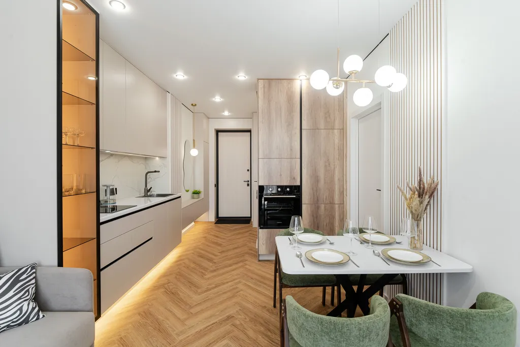 Дизайнерская 1-к квартира с проектором G-Drive Арена