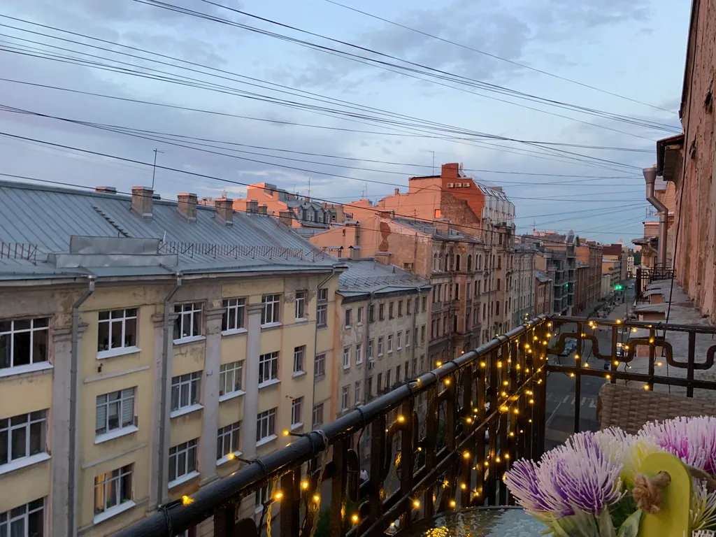 Квартира Квартира Уютная студия с балконом в центре Санкт-Петербурга — Санкт-Петербург