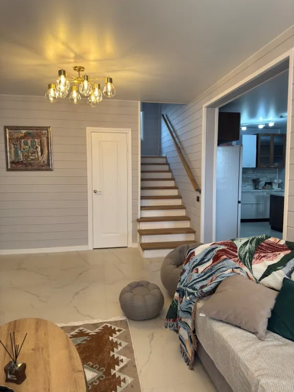 Коттедж Новый дом с баней в Подмосковье — Лопотово