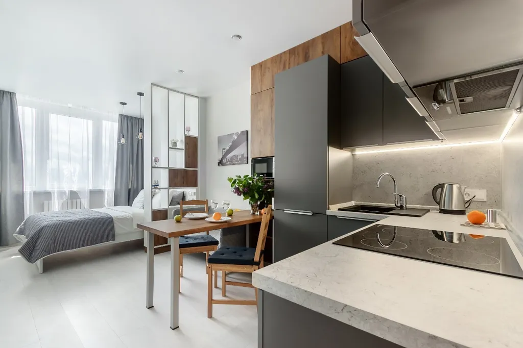 Smart-studio на 23 этаже с видом на Дон