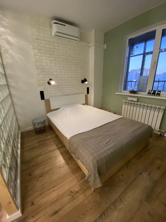 Зелёная студия в элитном доме города