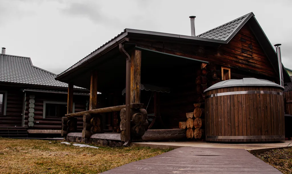 Дом в деревне для семейного отдыха