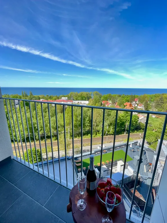 Студия с видом на море на 10 этаже в комплексе Кристалл Балтик-СПА