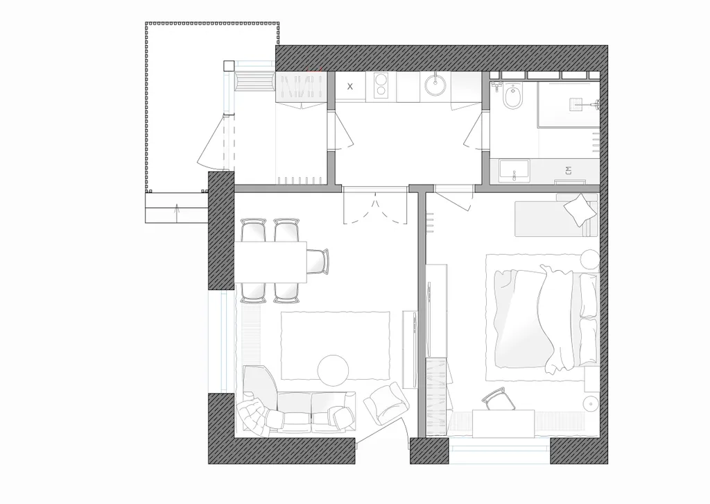 Дизайнерские апартаменты Охта КраСКИ Green