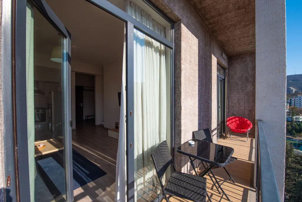 Квартира около парка с панорамном видом на город