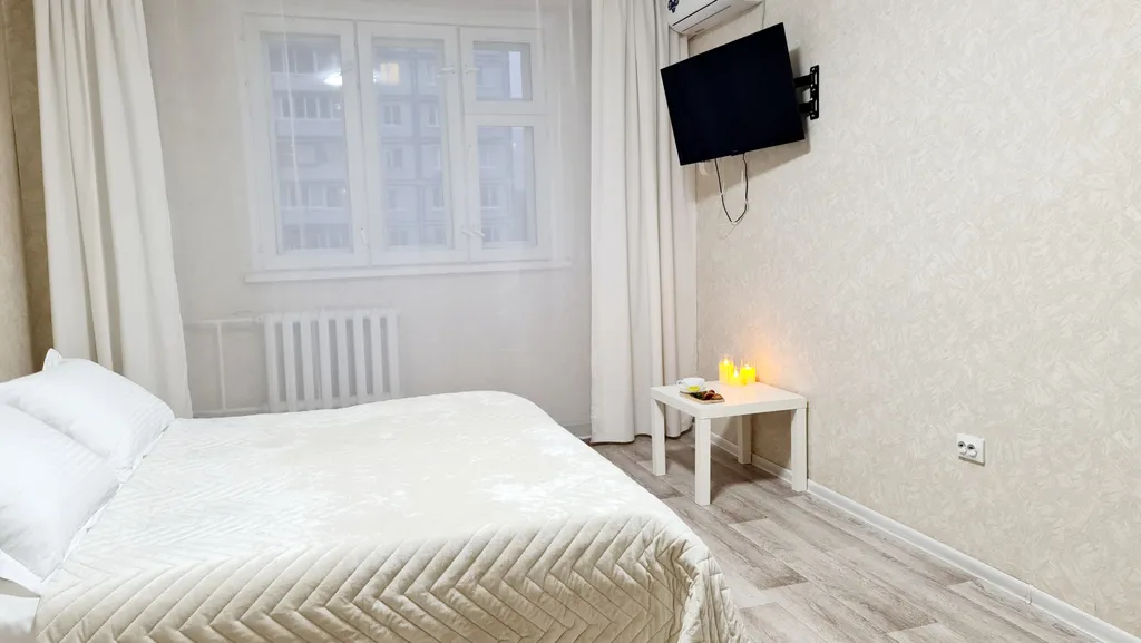 Уютная квартира в светлых тонах рядом с аквапарком Улёт