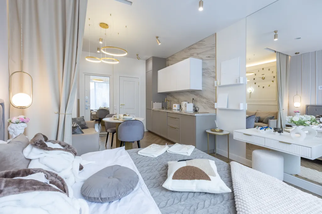 Квартира Квартира Дизайнерская студия рядом с Москва-Сити в ЖК Hеadlinеr — Москва