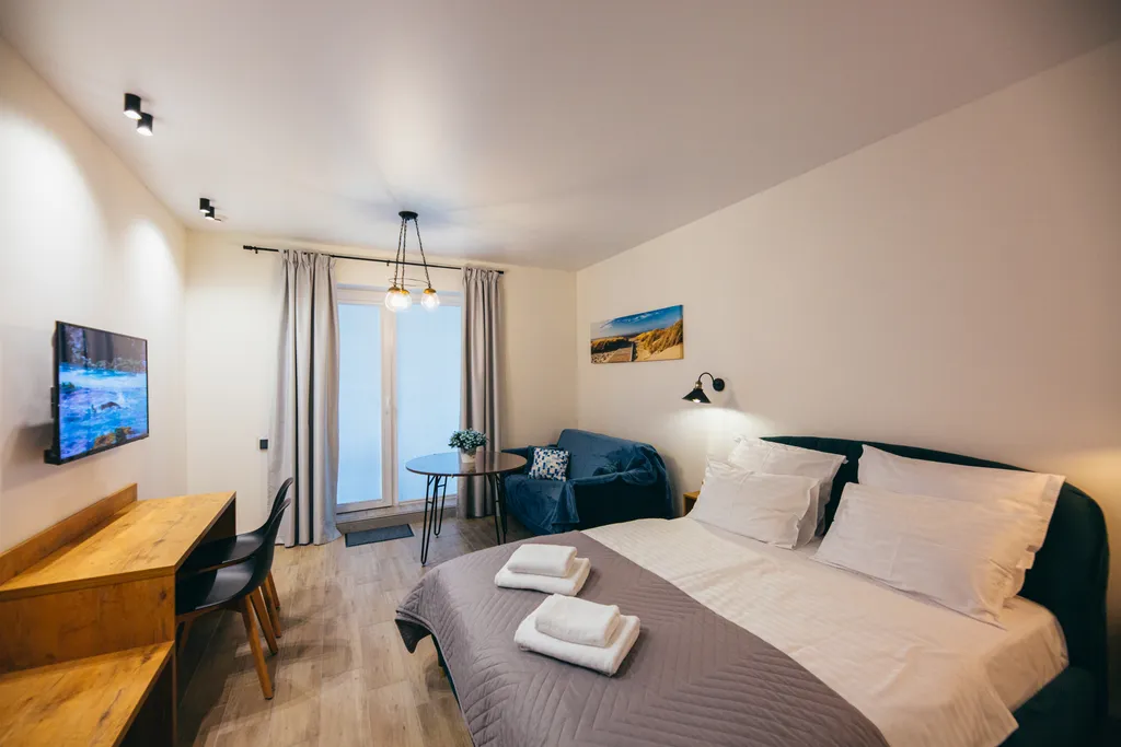 Квартира Olive marine resort с видом на море и большой террасой