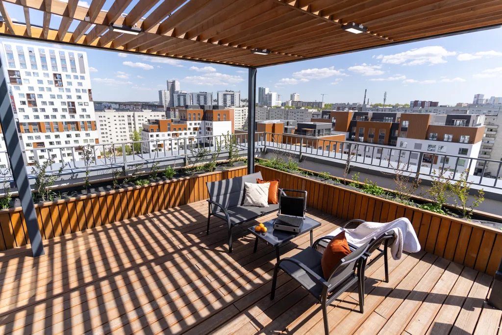 Двухэтажная квартира с мини-сауной и террасой на крыше — аренда посуточно в Екатеринбург