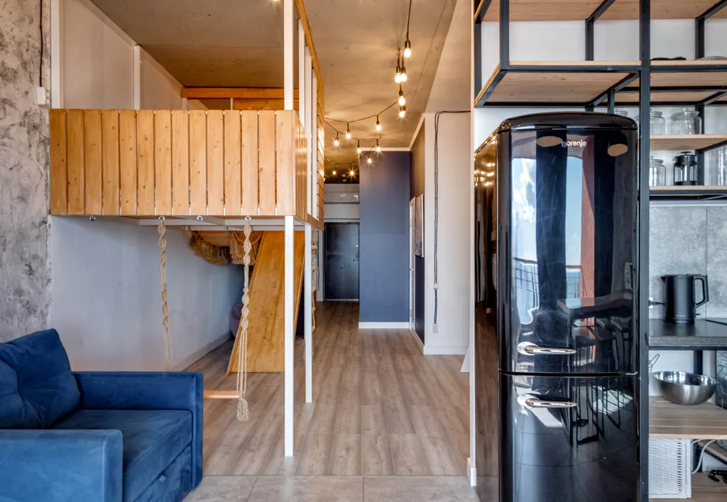 Лофт с детской зоной