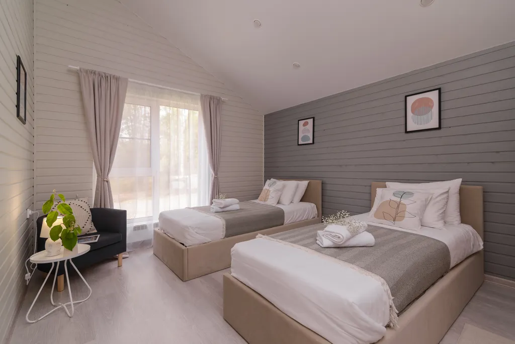 Уютный дом с 3 спальнями и кухней-гостиной