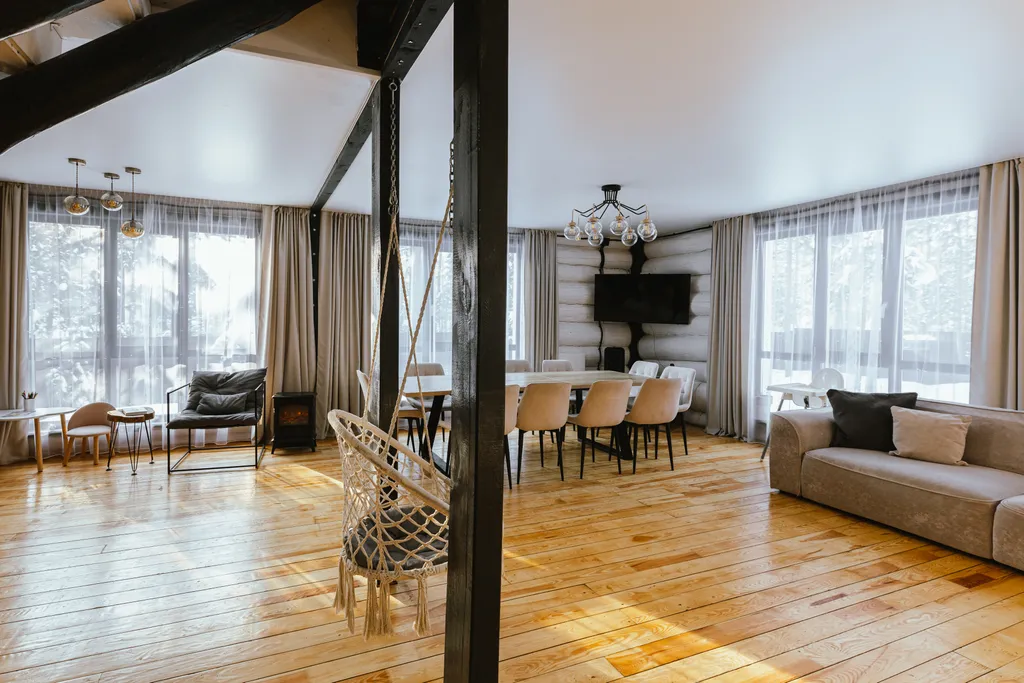 Дом на 11 спальных мест с баней и горячим чаном под открытым небом