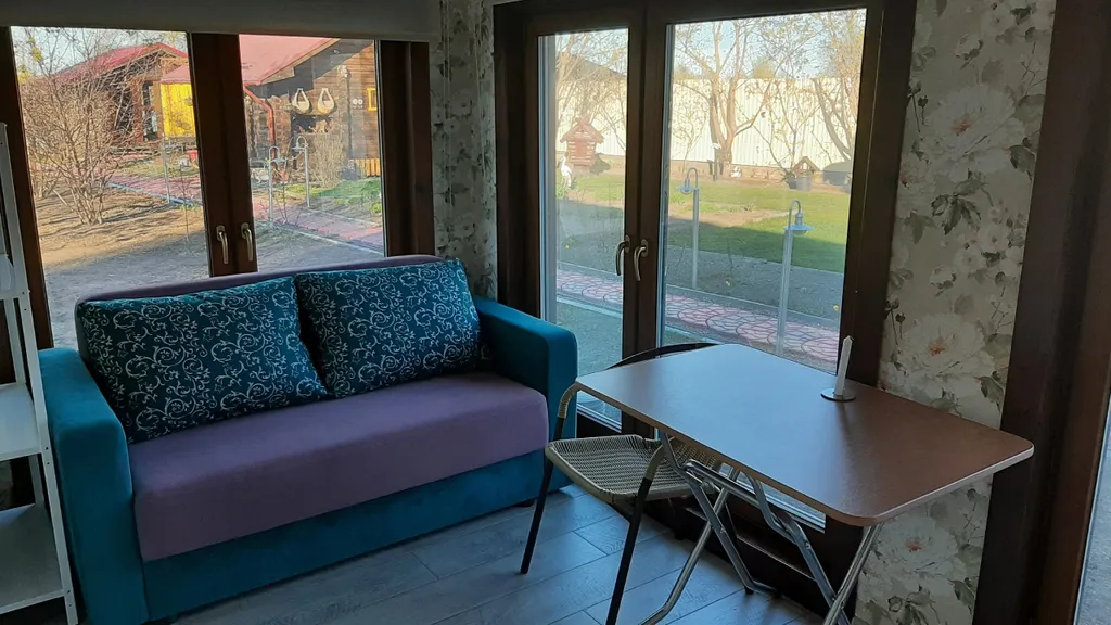 Уютный гостевой домик на берегу реки