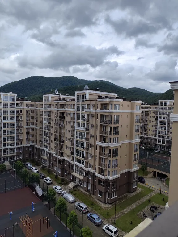 Квартира на 9 этаже с балконом, вид на горы, п. Лазареаское, Сочи