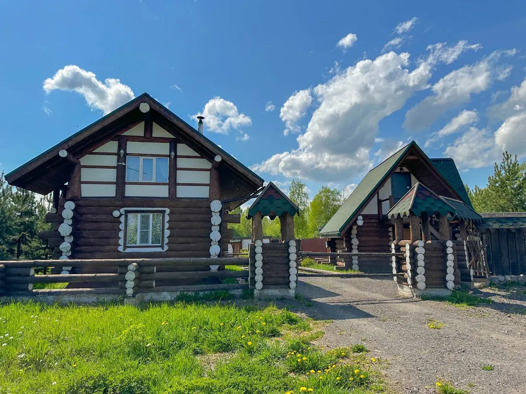 Большой дом в Карелии на Медовом Ранчо у озера Онего