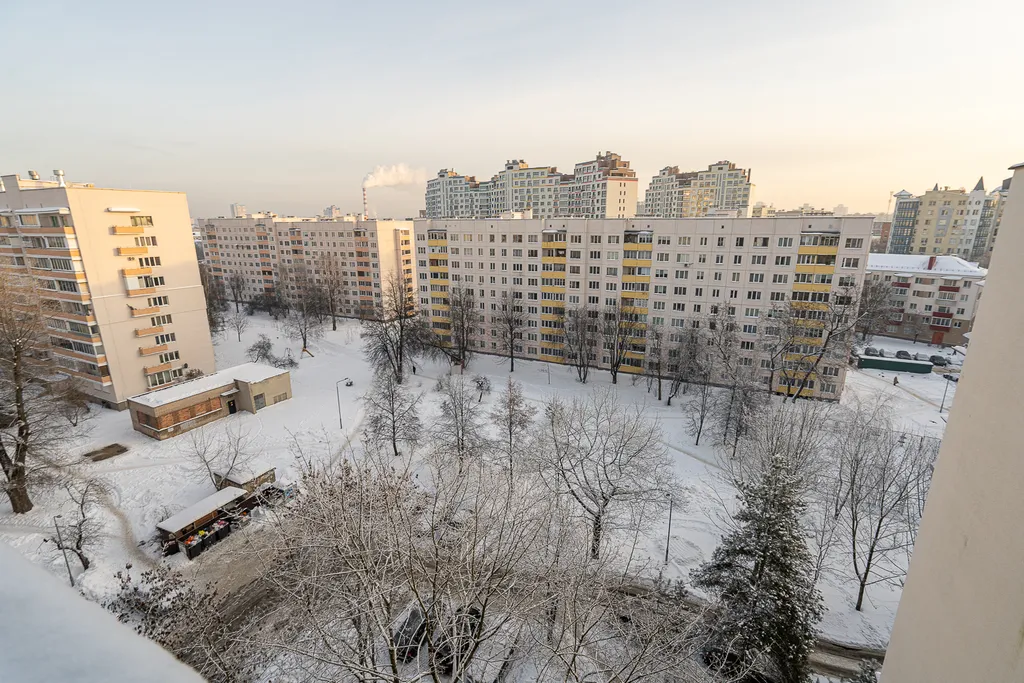 Трехкомнатная квартира с видом на реку Свислочь