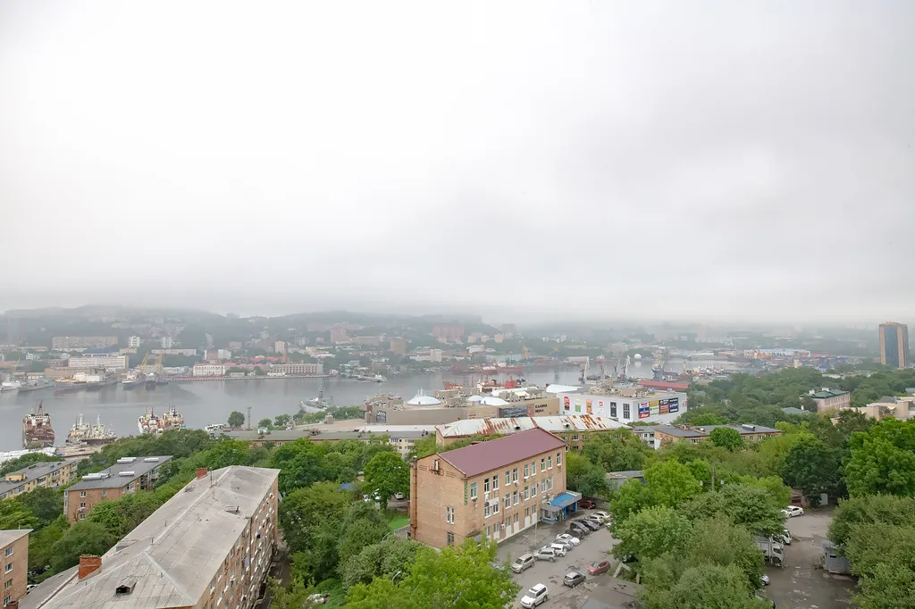 Квартира Квартира Стильная новая студия с видом на Золотой Мост — Владивосток